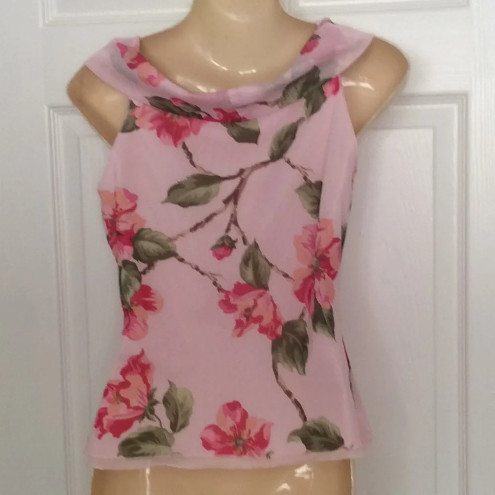 Vintage BLU HEAVEN Y2K sleeveless top Sz L EUC - Picture 2 of 4